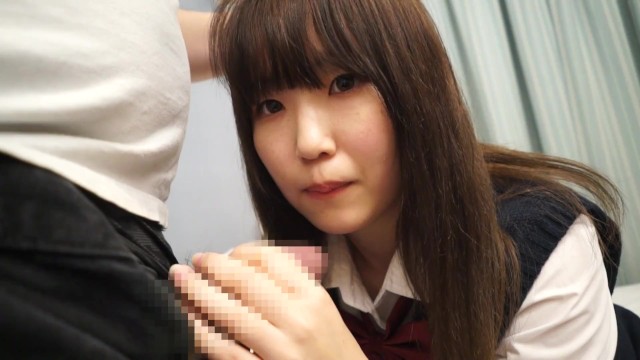 A Japanese modest schoolgirl in uniform gets orgasm many times by cunnilingus and vibrator Japanese Teen  Schoolgirl Porn